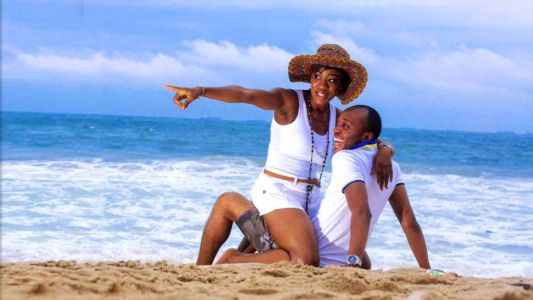 beach wedding shoot