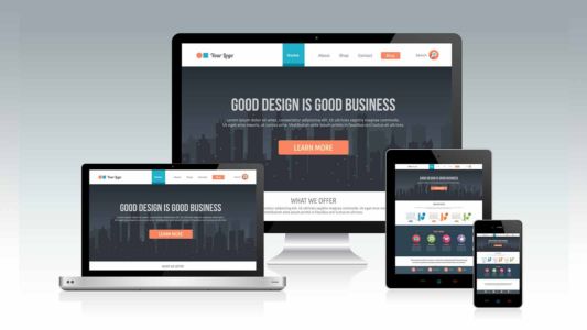 mobile responsive website